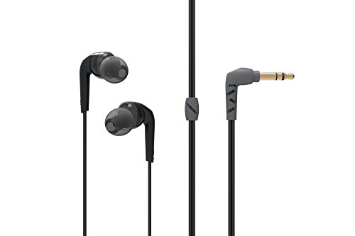 0795468695744 - MEE AUDIO RX18 COMFORT-FIT IN-EAR HEADPHONES WITH ENHANCED BASS (BLACK)