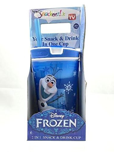 0795569798511 - SNACKEEZ JR. IN BLUE ~ OLAF (2 IN 1 DRINK AND SNACK IN ONE CUP) BY DISNEY