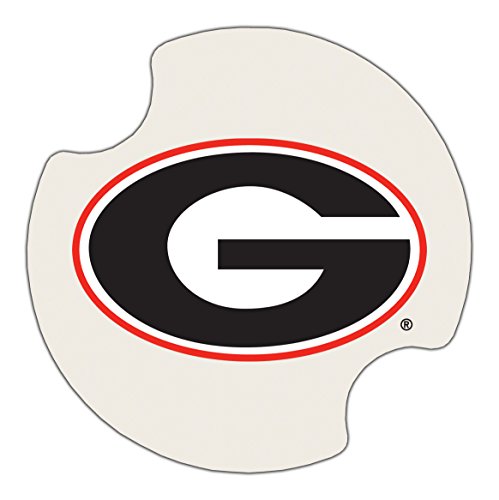 0795785321210 - THIRSTYSTONE UNIVERSITY OF GEORGIA CAR CUP HOLDER COASTER, 2-PACK