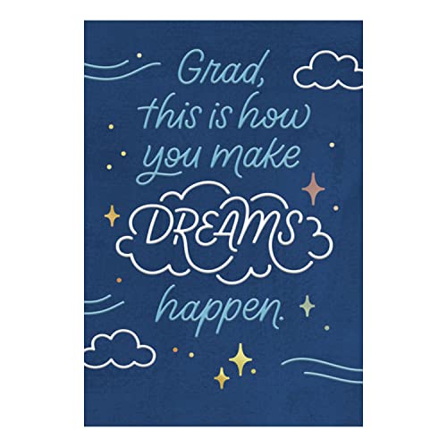0795902514631 - HALLMARK GRADUATION CARD (HOW YOU MAKE DREAMS HAPPEN)