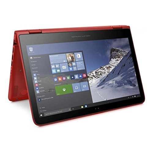 0795962343622 - 2016 NEW EDITION HP PAVILION 13 X360 13.3 2-IN-1 TOUCHSCREEN CONVERTIBLE IPS NOTEBOOK COMPUTER, INTEL CORE I3-6100U 2.3 GHZ, 4GB RAM, 1TB HDD, WINDOWS 10 HOME, RED