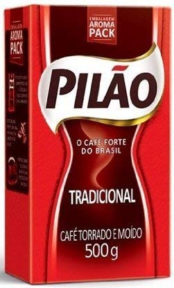 0796113869848 - PILAO COFFEE TRADITIONAL ROAST AND GROUND- CAFÉ TORRADO E MOÍDO - 17.60OZ. (500G)(PACK OF 4)