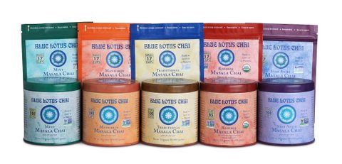 0796201503586 - BLUE LOTUS CHAI - VARIETY PACK OF 5 (17 CUPS EACH)