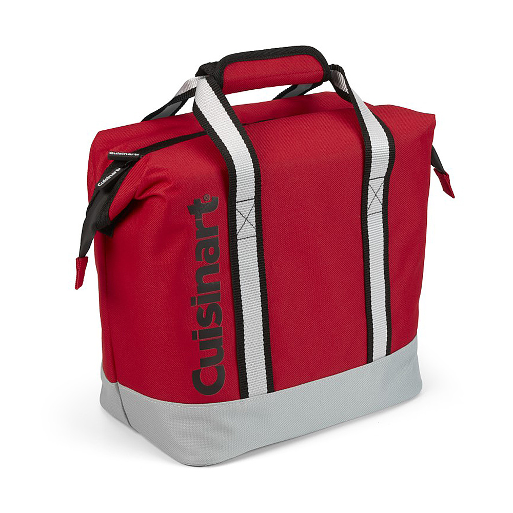 0079642289159 - CUISINART - 12-CAN THERMAL INSULATED LUNCH TOTE COOLER BAG - RED