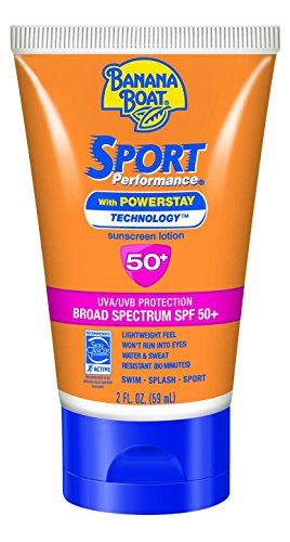 0796433745532 - BANANA BOAT SPORT PERFORMANCE LOTION TRAVEL SIZE, SPF 50, 2 OUNCE (PACK OF 3)