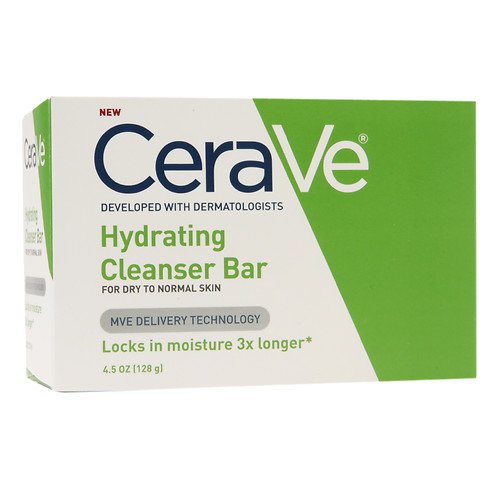 0796433748892 - (4 PACK) CERAVE HYDRATING CLEANSER BAR, FOR DRY TO NORMAL SKIN, 4.5 OZ EACH