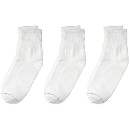0796433847939 - EXTRA WIDE ATHLETIC QUARTER SOCKS FOR MEN (3 PACK) (11-16 (UP TO 6E WIDE), WHITE) BY EXTRA WIDE SOCKS