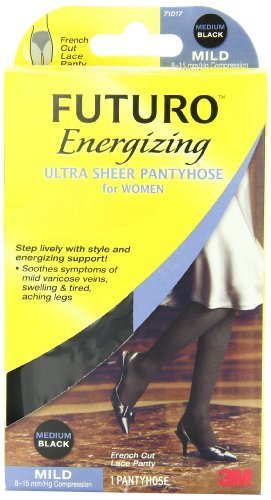 0796433940494 - FUTURO ULTRA SHEER PANTYHOSE FOR WOMEN, FRENCH CUT, MILD (8-15 MM/HG) BY FUTURO