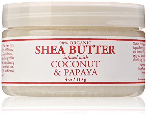 0796451575760 - NUBIAN HERITAGE SHEA BUTTER LOTION, COCONUT AND PAPAYA, 4 OUNCE