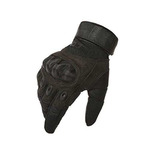 0796474382239 - ZXP ADJUSTABLE MEN TACTICAL SHOOTING AIR SOFT KNUCKLE COMBAT CLIMBING BICYCLE MILITARY GLOVES (BLACK, XL)