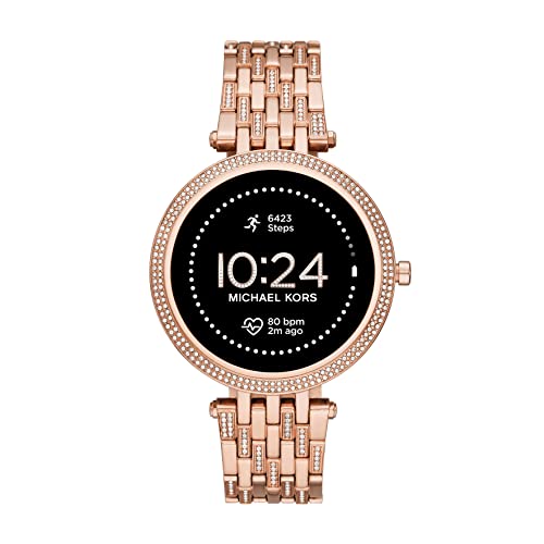 0796483563704 - MICHAEL KORS WOMENS AUTOMATIC SMART WATCH WITH STAINLESS STEEL STRAP, ROSE GOLD, 9 (MODEL: MKT5140V)