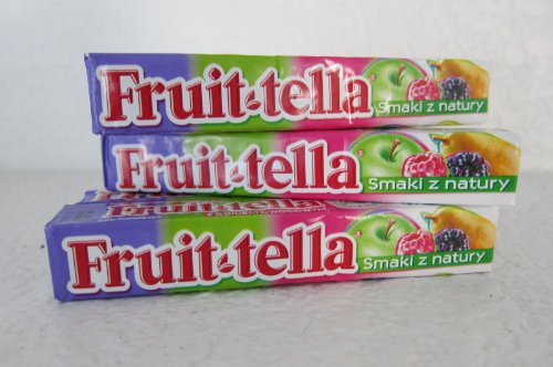 0796762588701 - FRUITTELLA- FRUIT-TELLA EUROPEAN CANDY FRUIT CHEWS WITH JUICE- PACK OF 5- IMPORTED FROM EUROPE- SHIPPING FROM USA
