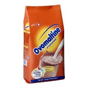 0796762590476 - OVOMALTINE OF SWITZERLAND HOT/COLD CHOCOLATE HOT/COLD COCOA CHOCOLATE MILK MIX IMORTED FROM GERMANY-500 G