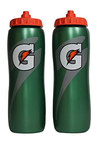 0796793066742 - GATORADE 32 OZ SQUEEZE WATER SPORTS BOTTLE -PACK OF 2 - NEW EASY GRIP DESIGN