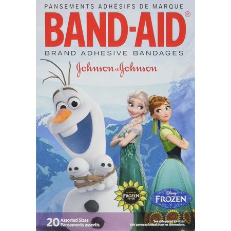 0796793327676 - BAND-AID ADHESIVE BANDAGES, DISNEYS FROZEN, ASSORTED SIZES, 20 COUNT