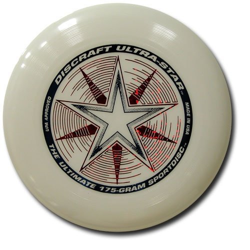 0796793596454 - DISCRAFT 175 GRAM ULTRA-STAR SPORTDISC-NITE-GLO, COLORS MAY VARY BY DISCRAFT