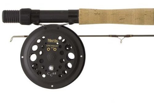 MARTIN FLY FISHING CADDIS CREEK FISHING ROD AND REEL COMBO WITH