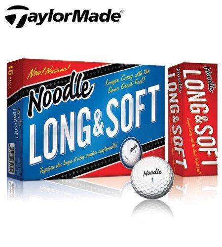 0796793913961 - TAYLORMADE NOODLE LONG & SOFT GOLF BALL, 15-BALL PACK