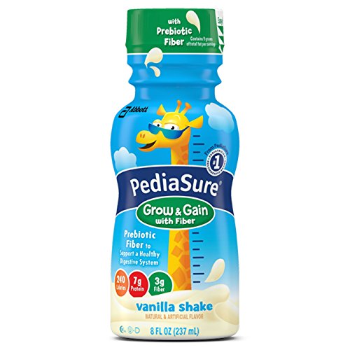 0796841971615 - PEDIASURE NUTRITION DRINK WITH FIBER, VANILLA, 8-OUNCE (PACK OF 24) (PACKAGING MAY VARY)