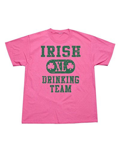 0796890330951 - P&B IRISH DRINKING TEAM MEN'S T-SHIRT, 3XL, CYBER PINK
