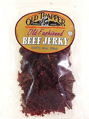 0079694221121 - OLD TRAPPER BEEF JERKY 10OZ, NATURALLY SMOKED, OLD FASHIONED ORIGINAL