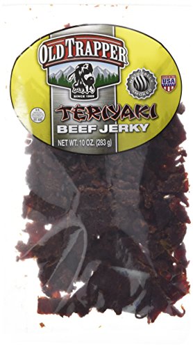 0079694223125 - OLD TRAPPER BEEF JERKY 10OZ, NATURALLY SMOKED,TERIYAKI FLAVOR