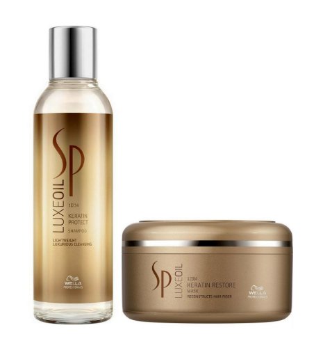 0797142907426 - WELLA SP SYSTEM PROFESSIONAL LUXE OIL DUO KERATIN PROTECT SHAMPOO 200ML + KER...
