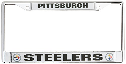 0797265955397 - NFL PITTSBURGH STEELERS CHROME LICENSED PLATE FRAME