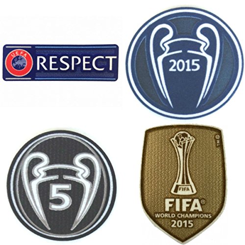 0797337701587 - FC BARCELONA PATCH SET 2015-2016 SOCCER JERSEY BADGES FOOTBALL SHIRT PATCHES FIFA 2015 CLUB WORLD CHAMPIONS, UEFA CHAMPIONS LEAGUE TROPHY 5
