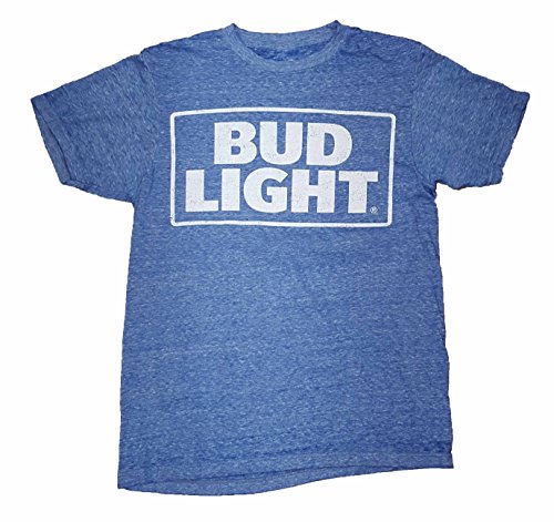 0797642586916 - BUDWEISER BEER BUD LIGHT STACKED LOGO GRAPHIC T-SHIRT - X-LARGE