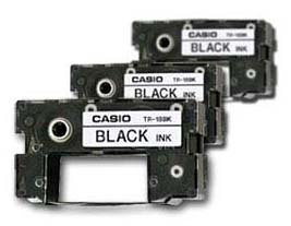 0079767139711 - CASIO BLACK RIBBONS FOR ALL CW DISC TITLE PRINTERS, 3 PACK TR-18BK-3P