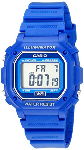 0079767478117 - CASIO F108WH WATER RESISTANT DIGITAL BLUE RESIN STRAP WATCH