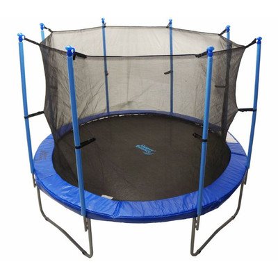 0797734798845 - UPPER BOUNCE TRAMPOLINE ENCLOSURE SAFETY NET FITS FOR 14-FEET ROUND FRAME USING 8 POLES OR 4 ARCHES- (POLES SOLD SEPARATELY)