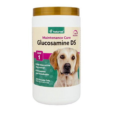 0797801035507 - NATURVET GLUCOSAMINE DS WITH CHONDROITIN 240 CHEWABLE TABLETS