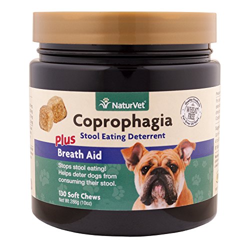 0797801035798 - NATURVET 130 COUNT COPROPHAGIA SOFT CHEW BOTTLE FOR DOGS