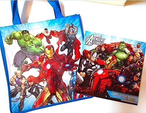 0798154834229 - AVENGERS ULTIMATE GIFT SETS 2016 CALENDAR AND HARD TO FIND AVENGERS ASSEMBLE TOY GIFT BAG TRAVEL TOTE - BEST HOLIDAY GIFTS FOR KIDS