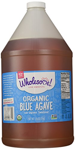 0798235668194 - WHOLESOME SWEETENERS ORGANIC BLUE AGAVE - 176 OZ