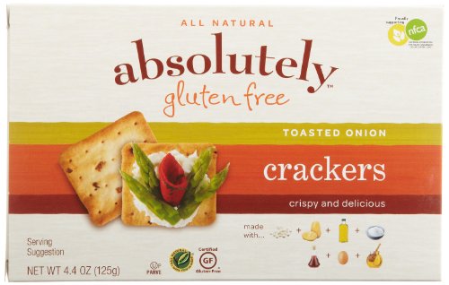 0798235695466 - ABSOLUTELY GLUTEN FREE TOASTED ONION CRACKERS, 4.4-OUNCE