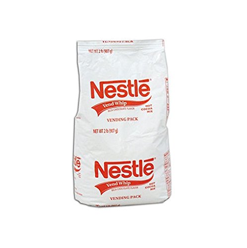 0798235734820 - NESTLE HOT CHOCOLATE MIX (WHIP COCOA) - VENDING SIZE - 2LB BAGS - 12 CT.