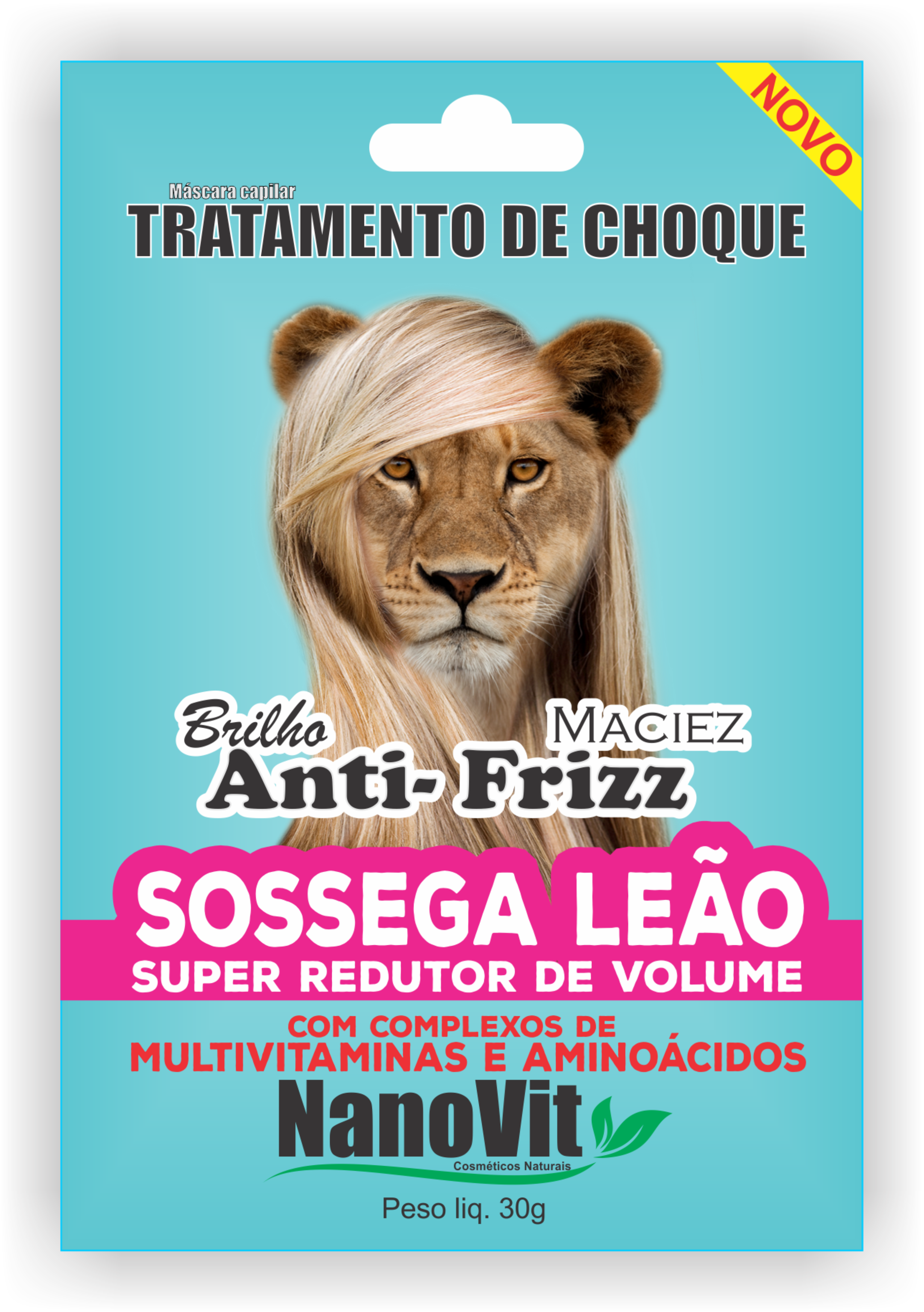 7982505352040 - TRATAMENTO DE CHOQUE SOSSEGA LEÃO 30G