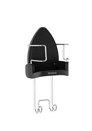 0798256032967 - BRABANTIA WALL-MOUNTED IRON REST AND HANGING IRONING BOARD HOLDER - COOL GRAY, 385742