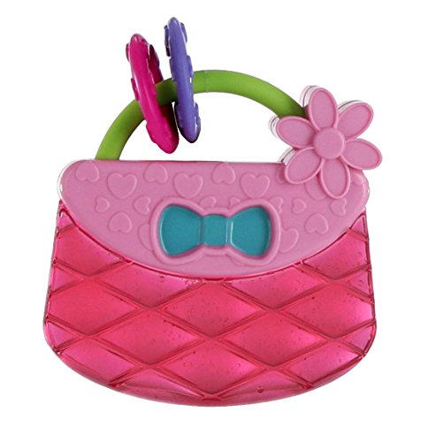 0798256250255 - BRIGHT STARTS PRETTY IN PINK CARRY TEETHE PURSE