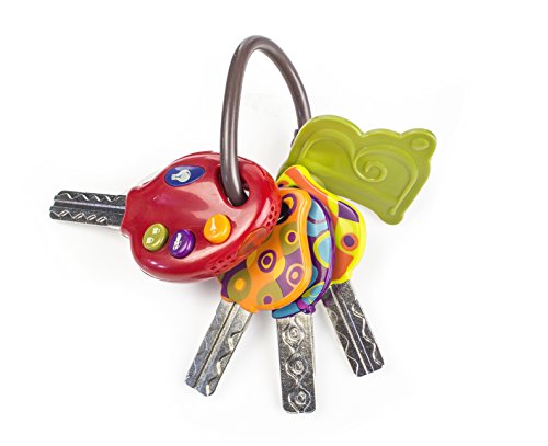 0798256281136 - B. LUCKEYS TOY CAR KEYS WITH LIGHTS AND SOUND- ASSORTED COLORS