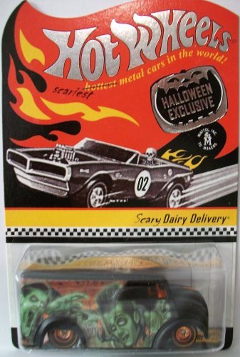 0798257042743 - HOT WHEELS HWC HALLOWEEN EXCLUSIVE SCARY DAIRY DELIVERY LIMITED EDITION REDLINE CLUB 1:64 SCALE COLLECTIBLE BY HOT WHEELS