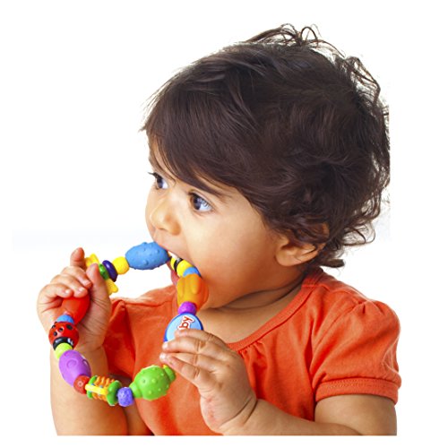 0798257917973 - NUBY BUG A LOOP TEETHER BEAD, COLORS MAY VARY CHILDREN, KIDS, GAME BY AVNER-TOYS