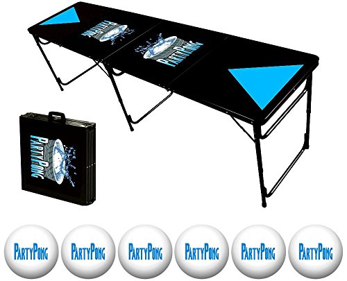 0798295705273 - 8-FOOT PROFESSIONAL BEER PONG TABLE - PARTY PONG LOGO