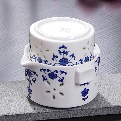 0798304128680 - TEA SETS TEAPOT TEA CUP CHINESE BLUE AND WHITE CERAMIC TEA SET