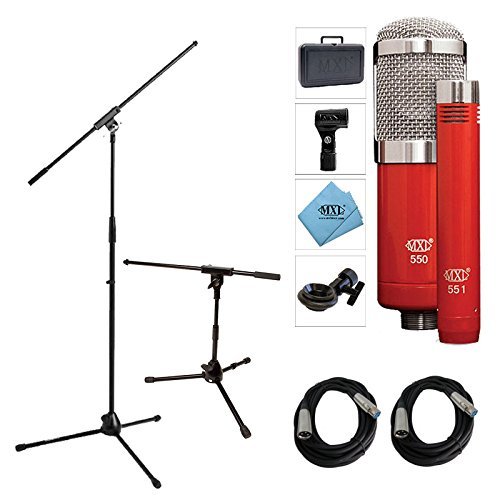 0798304199550 - MXL 550/551R MICROPHONE PACK CONDENSER W STANDS