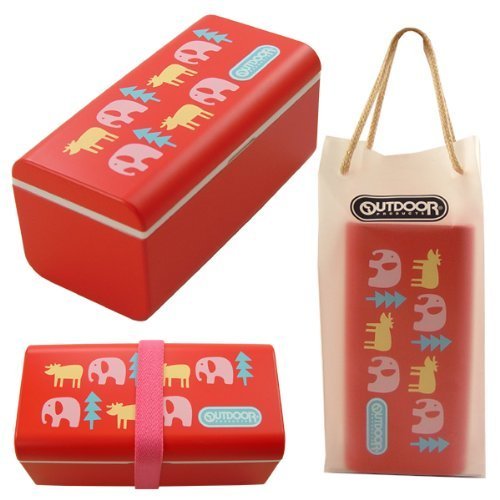 0798525552257 - TOA METAL LUNCH BOX ANIMAL FANCY RD 314-511 RED (JAPAN IMPORT) BY N/A