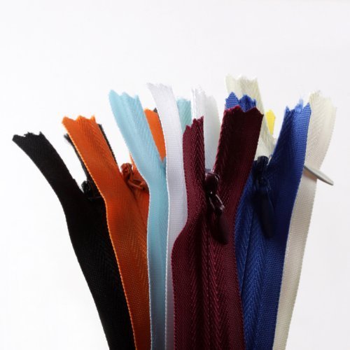 0798525978897 - 20PCS 9 INCH ASSORTED COLOR INVISIBLE ZIPPERS CLOSED CLOTHES SEWING CRAFT BY ZIPPERSTOP DISTRIBUTOR YKKÃ'Â®